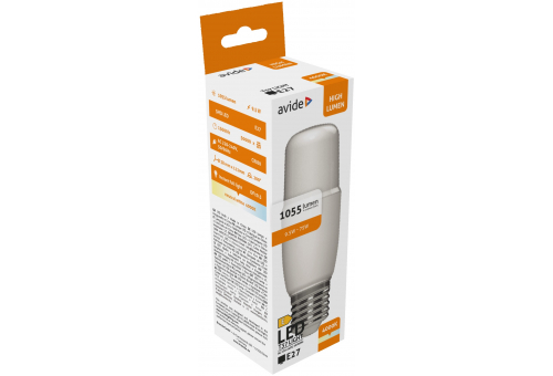 LED Bright Stick izzó T37 9.5W E27 NW 4000K