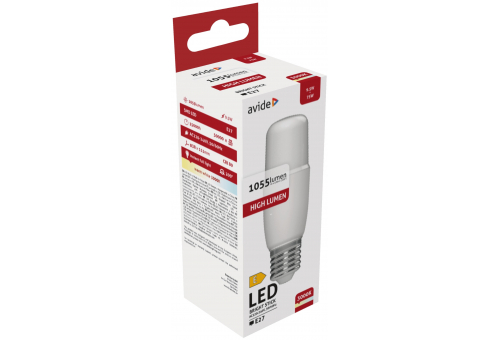 LED Bright Stick izzó T37 9.5W E27 WW 3000K