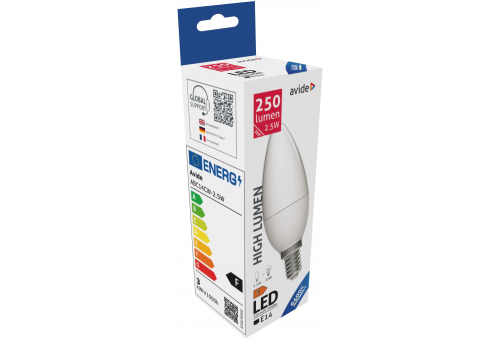 LED Candle 2.5W E14 CW 6400K