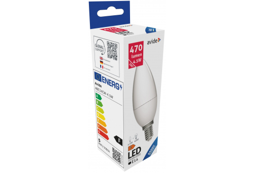 LED Candle 4.5W E14 CW 6400K