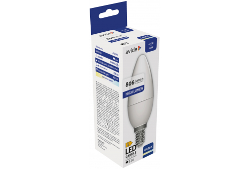 LED Candle 6.5W E14 CW 6400K