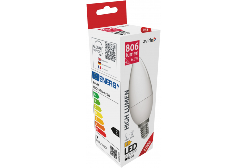 LED Candle 6.5W E14 EW 2700K