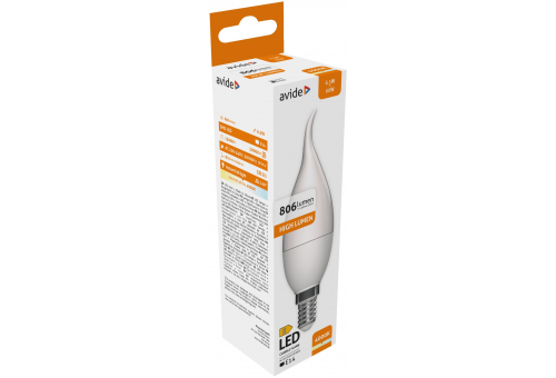 LED Candle Flame 6.5W E14 NW 4000K