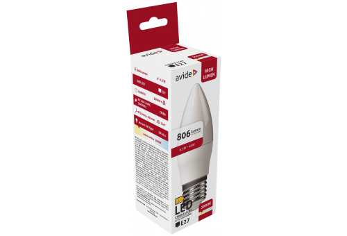LED Candle 6.5W E27 WW 3000K