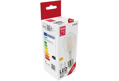 LED Filament ST57 7W E27 WW