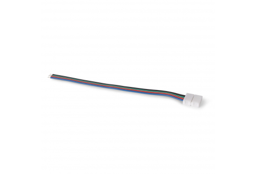 LED Szalag 12V RGB 4PIN Csatlakozó Kábel Apa (10 darabos csomag)