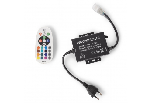 LED Strip 220V RGB RF Remote and Controller for max. 100m LED-strip