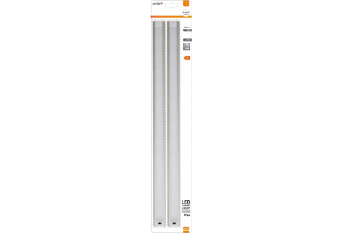 LED Streifen Schrankleuchte 9W SMD2835 4000K IP44 2X60cm + Sensor