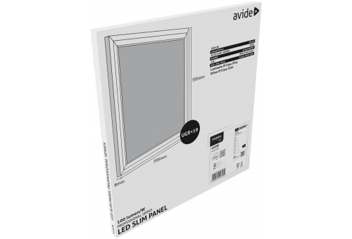 LED Panel 600x600mm 36W NW 100lm/W UGR+IP44 Professional Range