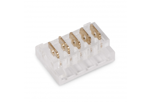 LED szalag kiegészítő - Forrasztásmentes csatlakozó PCB - PCB, alkalmas 12mm SMD szalaghoz - RGBW (10 darabos csomag)