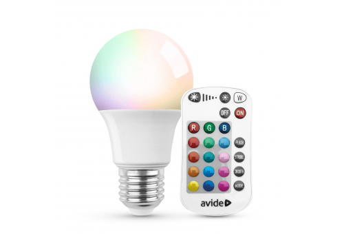 Smart LED Globe A60 9.7W RGB+W 2700K IR Távirányítóval