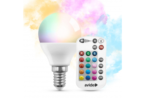 Smart LED Mini Globe 4.9W RGB+W 2700K IR Távirányítóval